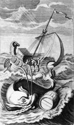 Illustration du Conte du Tonneau de Swift, 1704